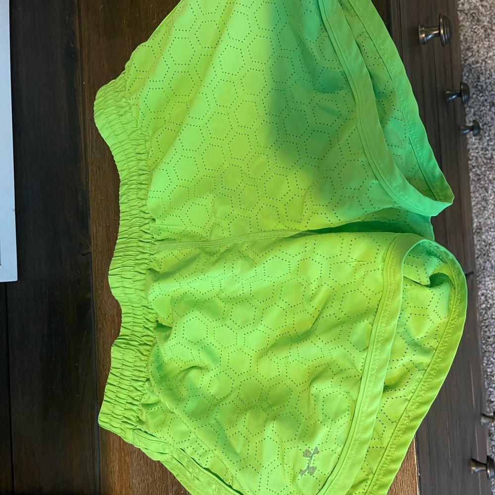 Under Armour Neon Green Athletic Shorts